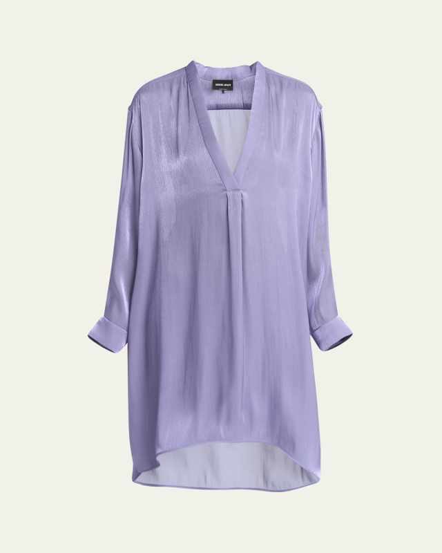 Loose V-Neck Blouse